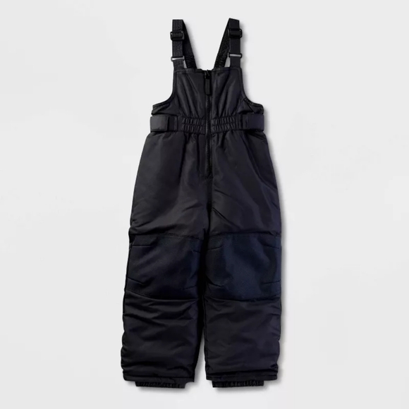 5T Unisex Winter Pants Toddler Solid Snow Bib Adjustable Strap Water Resistant - Picture 1 of 12